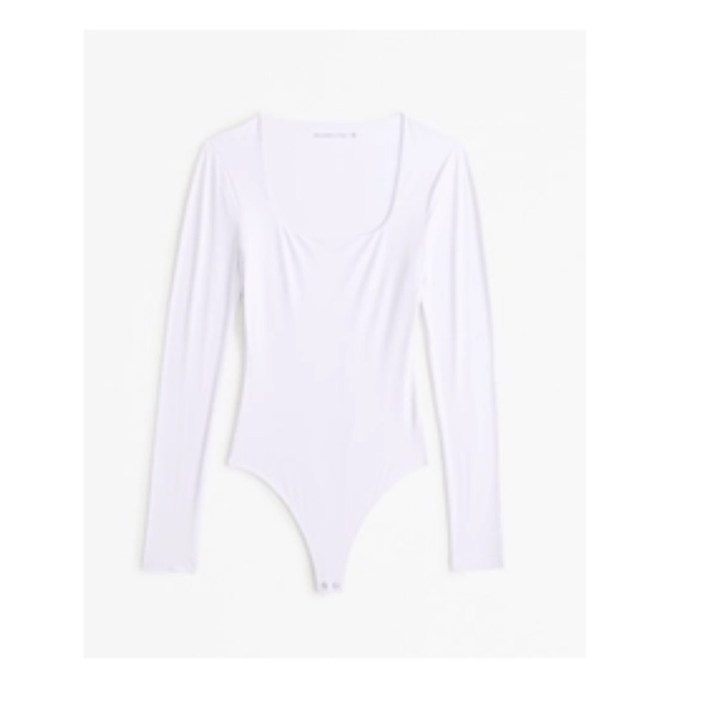 abercrombie & fitch long sleeve lavender light purple  bodysuit NWT